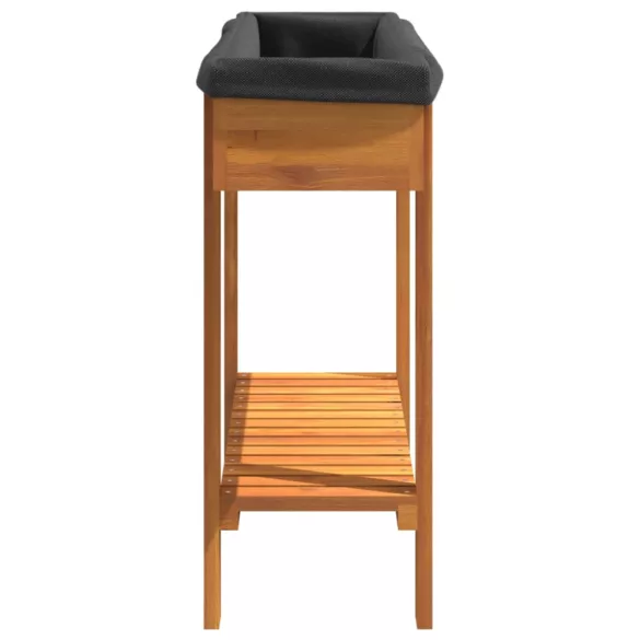 tömör akácfa kerti magaságyás 90 x 30 x 75 cm