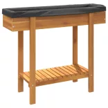 tömör akácfa kerti magaságyás 90 x 30 x 75 cm
