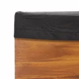 tömör akácfa kerti virágtartó 25 x 25 x 25 cm