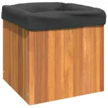 tömör akácfa kerti virágtartó 35 x 35 x 35 cm