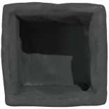tömör akácfa kerti virágtartó 35 x 35 x 35 cm