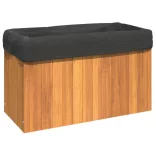 tömör akácfa kerti virágtartó 59x27,5x35 cm