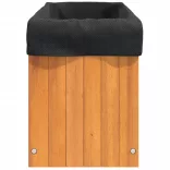 tömör akácfa kerti virágtartó 59x27,5x35 cm