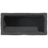 tömör akácfa kerti virágtartó 59x27,5x35 cm