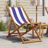 kék és fehér eukaliptuszfa és szövet összecsukható strandszék