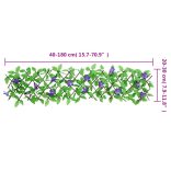 zöld bővíthető műborostyán rács 180 x 20 cm