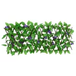 5 db zöld bővíthető műborostyán rács 180 x 20 cm