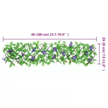 5 db zöld bővíthető műborostyán rács 180 x 20 cm
