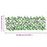 5 db zöld bővíthető műborostyán rács 180x70 cm