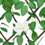 5 db zöld bővíthető műborostyánrács 186 x 30 cm