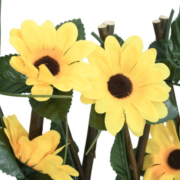 5 db sárga bővíthető műborostyánrács 180 x 20 cm