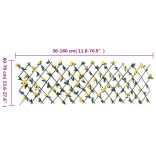 sárga bővíthető műborostyánrács 180x60 cm