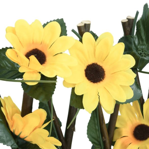 5 db sárga bővíthető műborostyánrács 180x60 cm