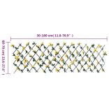 5 db sárga bővíthető műborostyánrács 180x60 cm