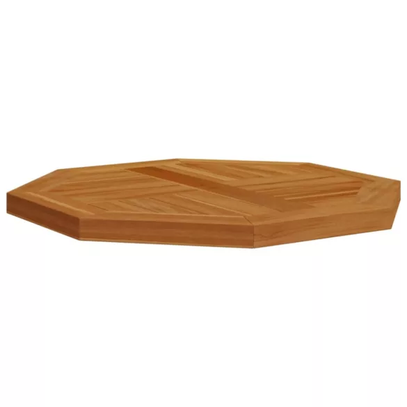 tömör tíkfa nyolcszögletű asztallap 50 x 50 x 2,5 cm