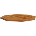 tömör tíkfa nyolcszögletű asztallap 60 x 60 x 2,5 cm