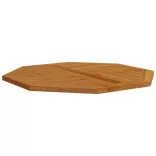 tömör tíkfa nyolcszögletű asztallap 90 x 90 x 2,5 cm