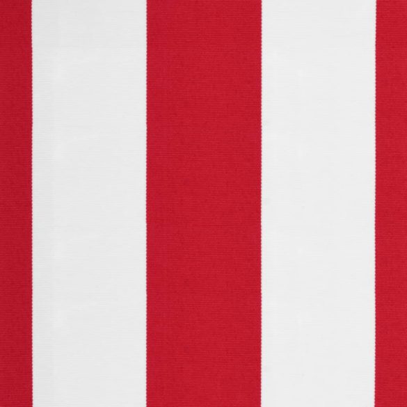 piros és fehér csíkos pótszövet napellenzőhöz 5x3 m