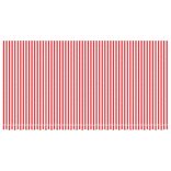 piros és fehér csíkos pótszövet napellenzőhöz 6x3 m