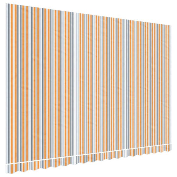 többszínű csíkos pótszövet napellenzőhöz 4,5 x 3 m