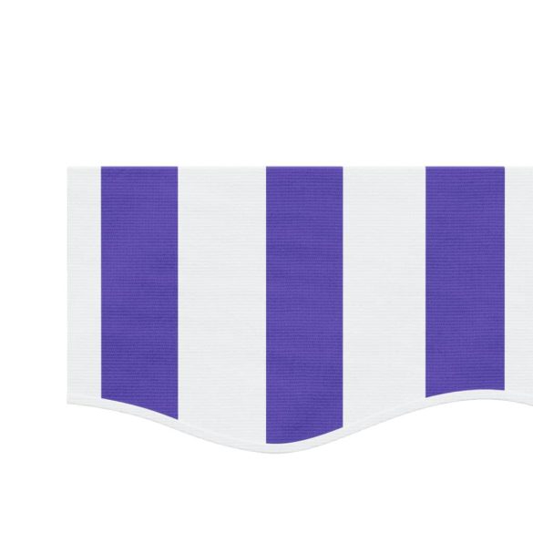 kék és fehér csíkos pótszövet napellenzőszegélyhez 4 m