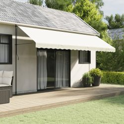 krémszínű csíkos pótszövet napellenzőszegélyhez 5 m