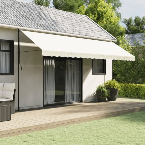 krémszínű csíkos pótszövet napellenzőszegélyhez 5 m