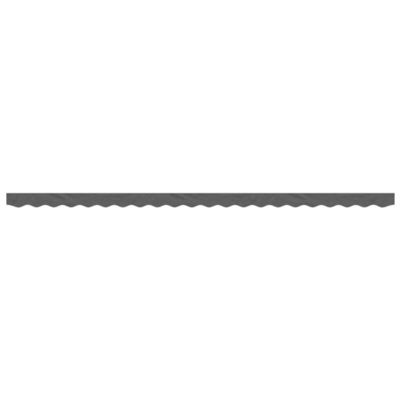 antracitszürke csíkos pótszövet napellenzőszegélyhez 5 m