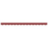 burgundi vörös csíkos pótszövet napellenzőszegélyhez 3,5 m