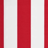 piros és fehér csíkos pótszövet napellenzőszegélyhez 3 m