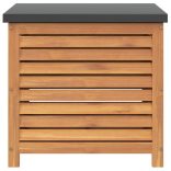 tömör eukaliptuszfa kerti tárolóláda 60 x 50 x 55 cm