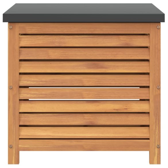 tömör eukaliptuszfa kerti tárolóláda 60 x 50 x 55 cm