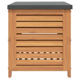 tömör eukaliptuszfa kerti tárolóláda 60 x 50 x 55 cm