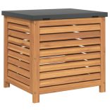 tömör eukaliptuszfa kerti tárolóláda 60 x 50 x 55 cm