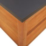 tömör eukaliptuszfa kerti tárolóláda 60 x 50 x 55 cm