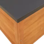 tömör eukaliptuszfa kerti tárolóláda 90x48x55 cm