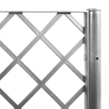világosszürke PP rácsos kerti ültetőláda 200 x 160 x 142 cm