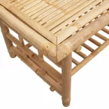 bambusz dohányzóasztal 110x55x45 cm
