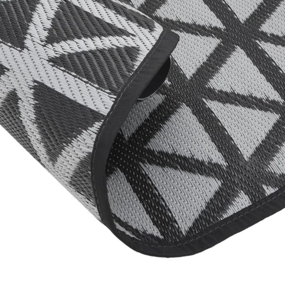 kültéri szőnyeg ARAKIL fekete Ø120 cm PP