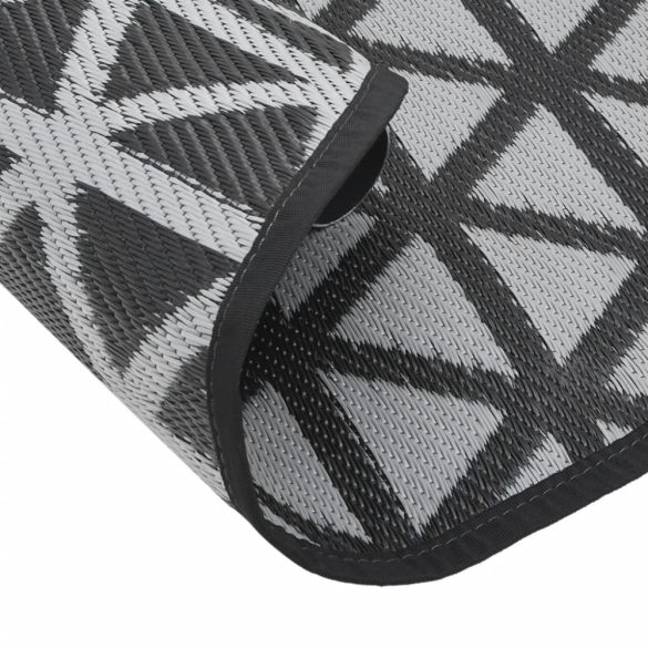 kültéri szőnyeg ARAKIL fekete Ø160 cm PP