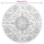 kültéri szőnyeg ARAKIL világosszürke Ø120 cm PP