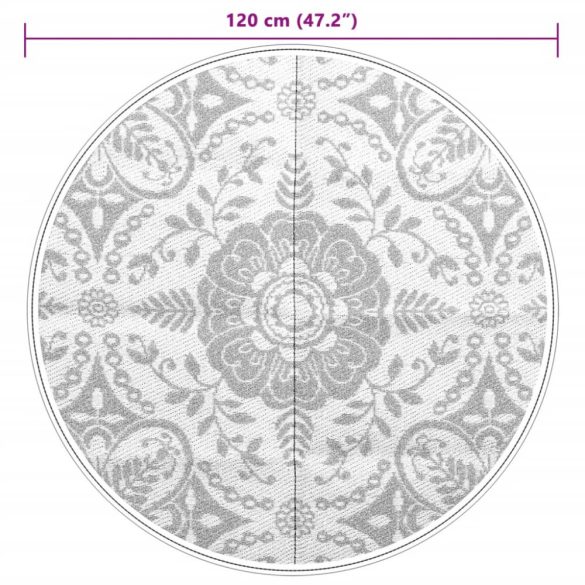 kültéri szőnyeg ARAKIL világosszürke Ø120 cm PP