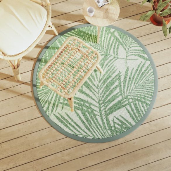 kültéri szőnyeg ARAKIL zöld Ø120 cm PP