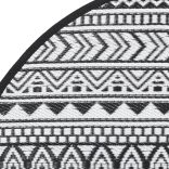 kültéri szőnyeg ARAKIL fekete Ø160 cm PP