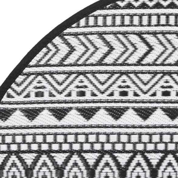 kültéri szőnyeg ARAKIL fekete Ø160 cm PP