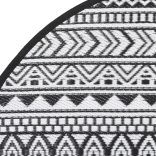 kültéri szőnyeg ARAKIL fekete Ø200 cm PP