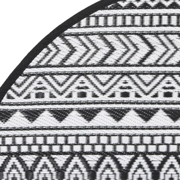 kültéri szőnyeg ARAKIL fekete Ø200 cm PP