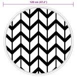 kültéri szőnyeg ARAKIL szürke Ø120 cm PP