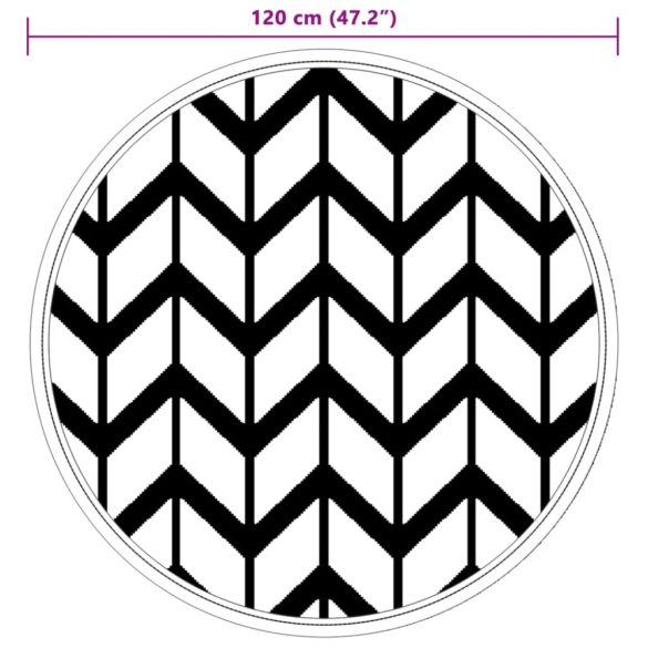 kültéri szőnyeg ARAKIL szürke Ø120 cm PP