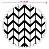 kültéri szőnyeg ARAKIL szürke Ø160 cm PP